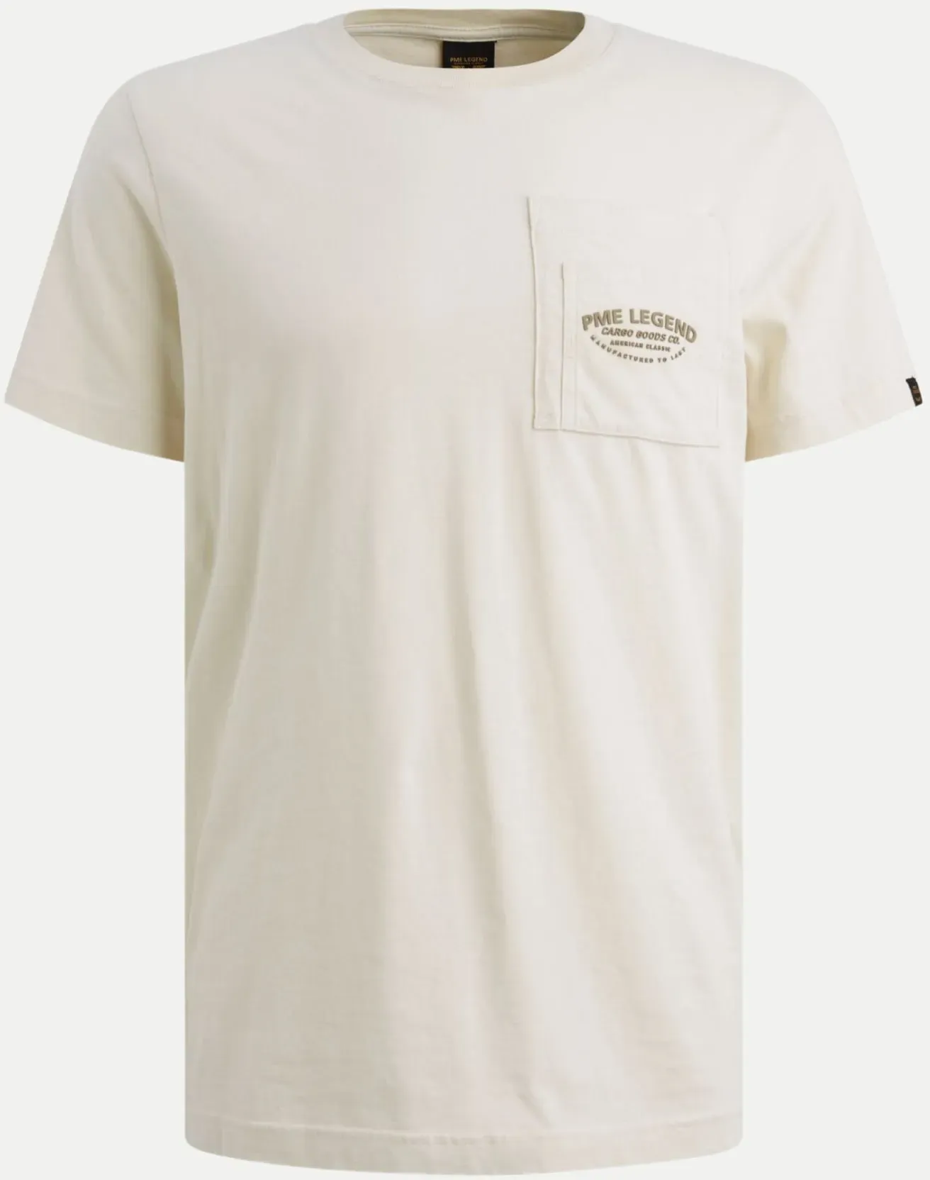 T-Shirt mit Brusttasche Weiß XXXL