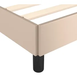 vidaXL Bettgestell 200 x 200 cm Braun