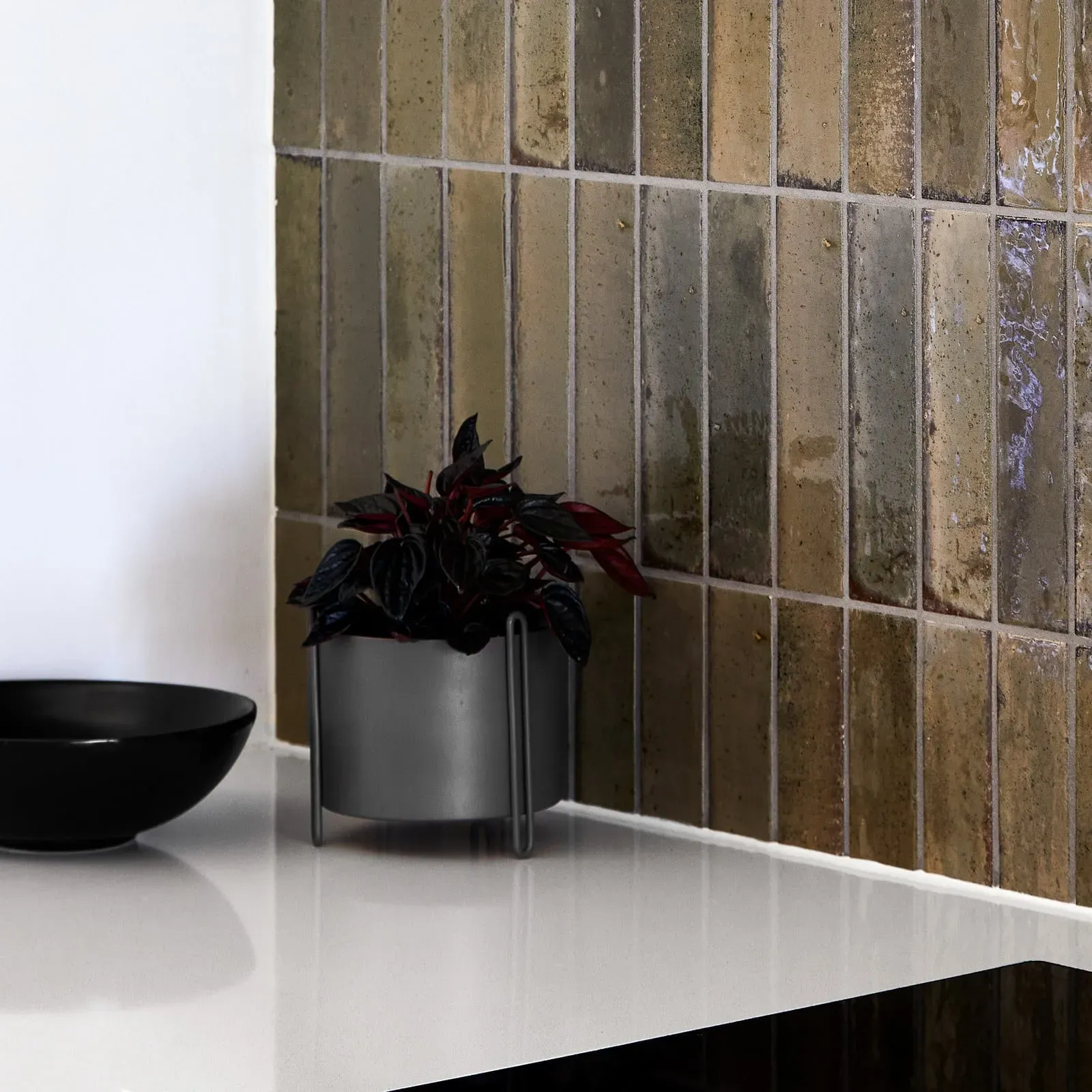 Pflanzenkasten Woud, Beige, Metall - 15