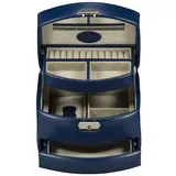 Windrose Merino Schmuckkasten in blau