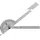 FAMEX Winkelmesser 62490 Edelstahl 10 cm