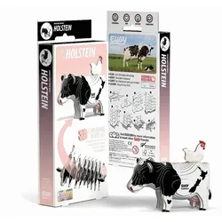 3D Bastelset Holstein Kuh (Mq6)
