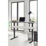MID.YOU Schreibtisch Office Edition Anthrazit / Grau