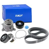 SKF VKMC 31154 Wasserpumpe + Keilrippenriemensatz Generatorfreilauf prüfen und ggf. erneuern
