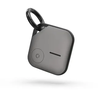 Echo Smart Tag grau, Abzeichen sichtbar auf Einer Karte, Piepton Ton, Batterie austauschbar mit 1 Jahr Akkulaufzeit, einfache Installation ohne App auf Ihrem iPhone, funktioniert mit Apple Find My