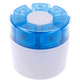 First Aid Only Tablettenbox mit Zerteiler blau, weiß