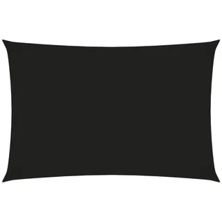 vidaXL Sonnensegel Oxford-Gewebe Rechteckig 2,5x5 m Schwarz