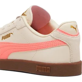 Puma Club II Era Sneaker, Alpine Snow-Fluro Peach PES-Gum, 42