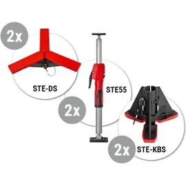 Bessey Deckenstütze Stahlrohr 400-550 mm rot