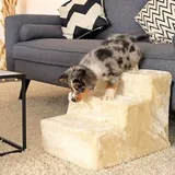 Famanu Hundetreppe - praktische Haustiertreppe mit Plüschbezug