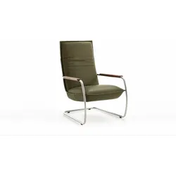 KOINOR Sessel Jody Leder Verde