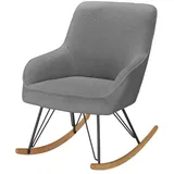 Schaukelstuhl  Leopold , grau , Maße (cm): B: 66 H: 84 T: 77.0