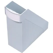 Helit Stehsammler Linear Polystyrol Lichtgrau 10 x 27 x 29 cm