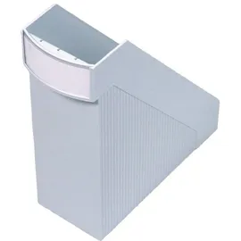 Helit Stehsammler Linear Polystyrol Lichtgrau 10 x 27 x 29 cm