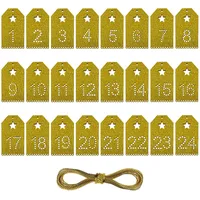 Oblique Unique Oblique Unique® Holz Anhänger Adventskalender Zahlen 1