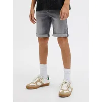 Jack & Jones Junior Jeans-Shorts in Grey Denim |