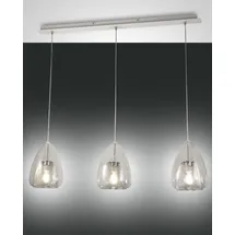 Fabas Luce Britton 3-flg. E27 40W Durchmesser 0,00 m transparent