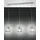 Fabas Luce Britton 3-flg. E27 40W Durchmesser 0,00 m transparent