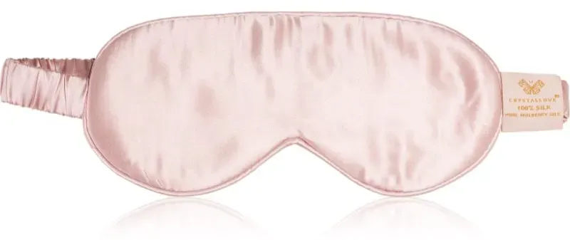 Crystallove Silk Eye Mask Schlafmaske Rose 1 St.