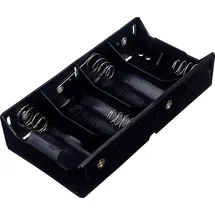 TRU Components BH-143D Batteriehalter 4x Mono (D) Lötanschluss