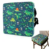 MHwan Sitzerhöhung Stuhl Kind, Wasserdichtes atmungsaktives Sitzerhöhung Kinder, bequem und unverformbar für langes Sitzen, doppelschichtige Anti-Rutsch-Sicherheitsschnalle