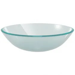 Waschbecken gehärtetes Glas | vidaXL : Farbe - Weiss