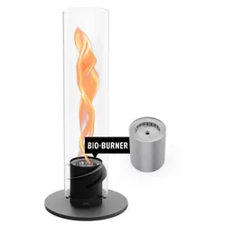 SPIN 1500 Tischfeuer schwarz inkl. Bio-Burner - bis zu 3800 W Leistung 00628