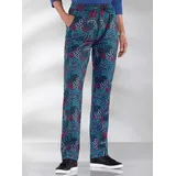 Classic Basics WITT WEIDEN Jerseyhose in rot-grün-gemustert | Gr.: 21