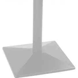 Sam Bistrotisch Schweizer Kante 120 x 120 x 75 cm Naturfarben/Beige/Silber