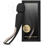 LELO SMART Wand 2 Medium Wand-Massagegerät Black, Massage-Wand zum Muskelentspannen und Vergnügen, wasserdicht und kabellos