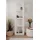 Finori Standvitrine 56 x 195 x 40 cm Weiß