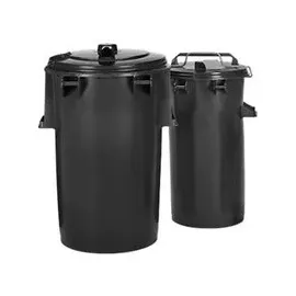 SSI SCHÄFER Systemmülleimer 50 l Grau