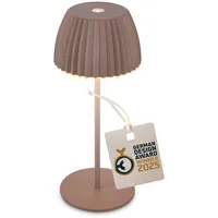 B.K.Licht BRILONER - Riffle Mini LED Tischlampe Akku LED