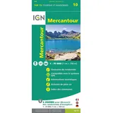 IGN Frankreich IGN 75 000 Touristische Wanderkarte 10 Mercantour