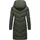 Ragwear Damen, Wintermantel Warmer Steppmantel lang wasserdicht mit Kapuze Natalka Intl Dark Olive22 Gr. 4XL - 4XL