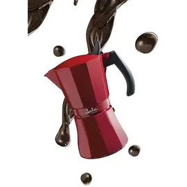 Jata Espressokocher 12 Tassen Rot