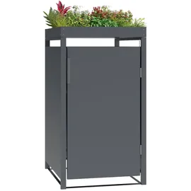 DEGAMO Mülltonnenbox ULM 68 x 80 x 124 cm anthrazit