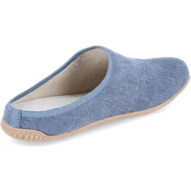 Living Kitzbühel Pantoffel Schweizer Kreuz Blau 45