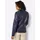 MAINPOL Lederblazer MAINPOL "Lammnappa-Lederblazer", Damen, Gr. 46, marine, 100% Lammnappaleder, Blazer