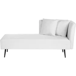 Chaiselongue cremeweiß rechtsseitig RIOM