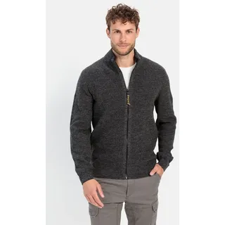CAMEL ACTIVE Herren Strickjacke mit Reißverschluss Asphalt, Menswear-M