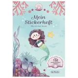 Herlitz 50040445 Stickerheft A5 Mermaid, FSC, 1 Stück, mehrfarbiig