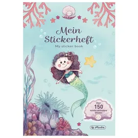 Herlitz 50040445 Stickerheft A5 Mermaid, FSC, 1 Stück, mehrfarbiig