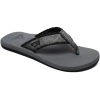 QUIKSILVER Herren Monkey Abyss Sport Sandalen, Grau Grey Black