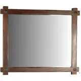 MiaMöbel Mexico Spiegel Glas, Massivholz Pinie Mexiko Möbel Mexikanisch