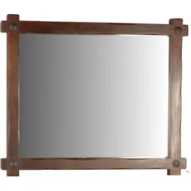 MiaMöbel Mexico Spiegel Glas, Massivholz Pinie Mexiko Möbel Mexikanisch