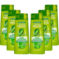 GARNIER Haarshampoo Garnier Fructis Anti-Schuppen Shampoo, Set, 6-tlg. weiß