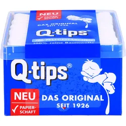 Q-Tips Wattestäbchen Papierschaft 206 ST