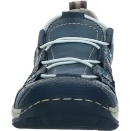 Rieker Damen Low-Top Sneaker L0561, Frauen Halbschuhe, lose Einlage,Turnschuhe,Laufschuhe,straßenschuhe,Strassenschuhe,blau (14),37 EU, / 4 UK
