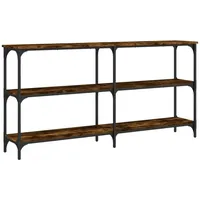 VidaXL Konsolentisch Räuchereiche 150x29x75 cm Holzwerkstoff